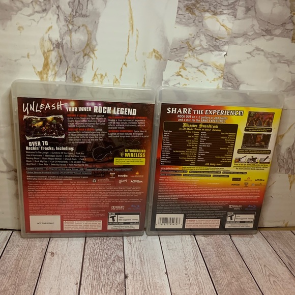 PS3 Guitar Hero Video Games - Picture 3 of 5